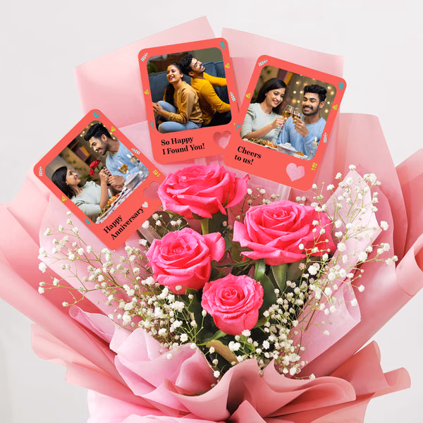 Birthday Fun Personalized Fridge Magnet - Set Of 3