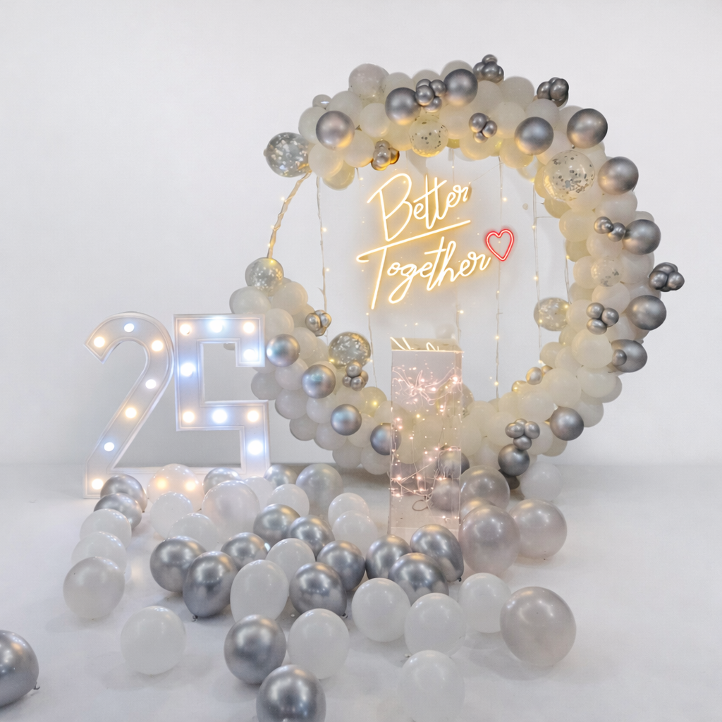 Silver Better Together Ring Decor