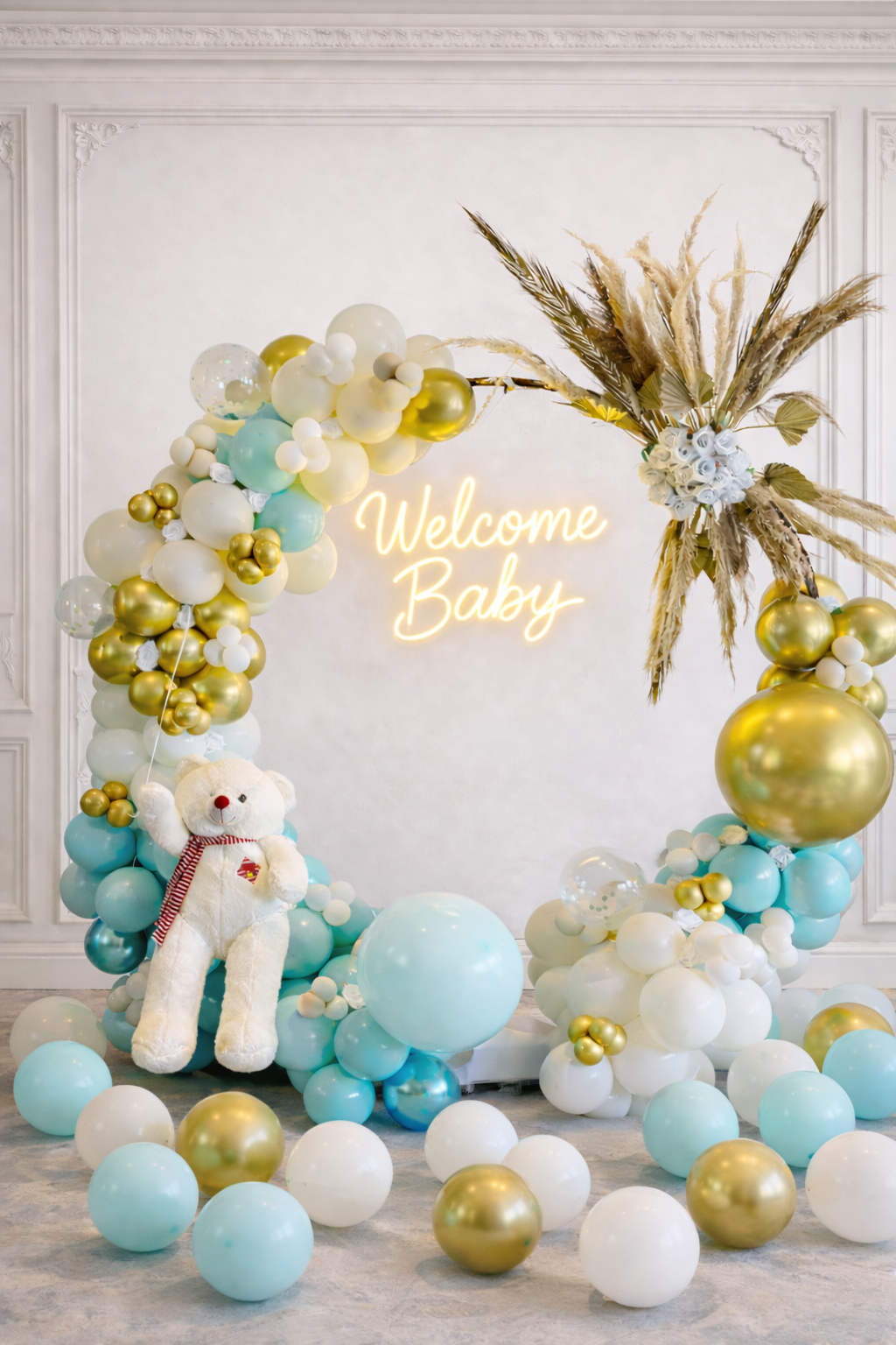 Premium Welcome Baby Balloon Ring Decor